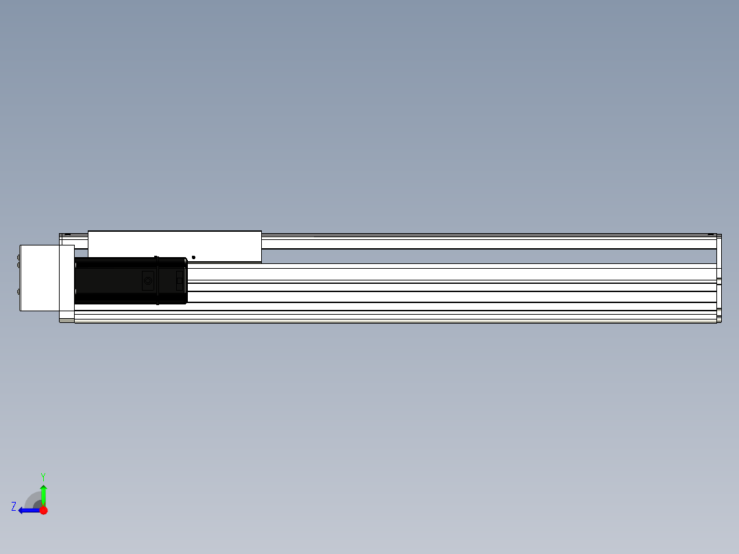 Toyo东佑达直线模组-ETH22-550-BL-400W+煞車右视图
