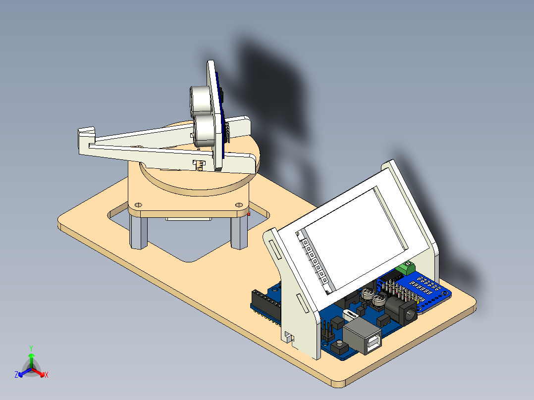 Arduino迷你<span style='color: red'>雷达</span>探测