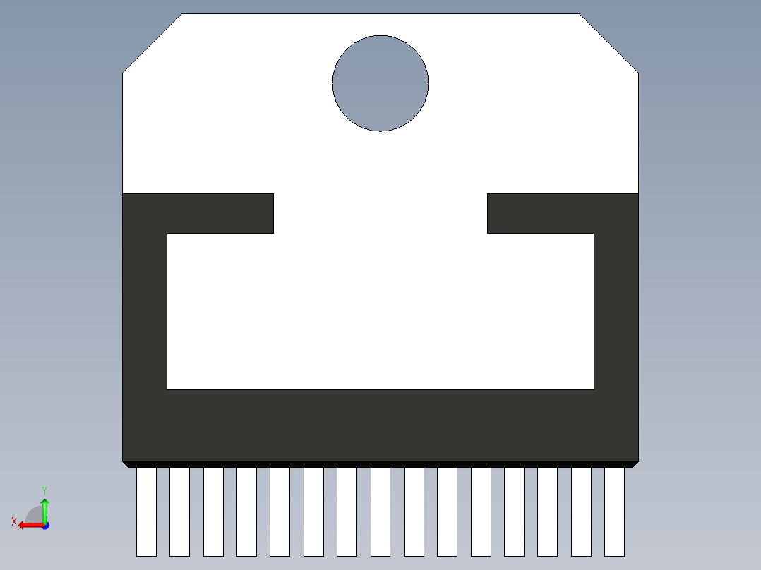 multiwatt-ST 封装-MULTIWATT-15_Min_LStraight_rev1.1后视图