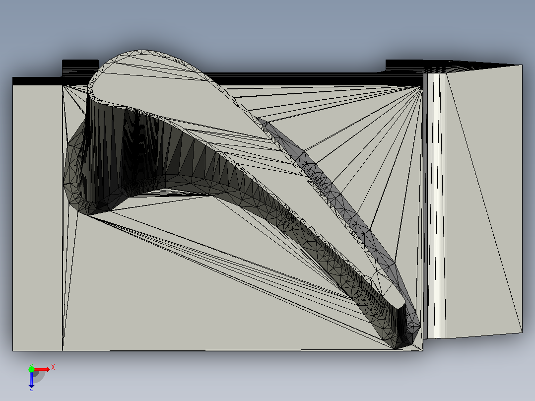 涡轮 叶片 涡扇 (23)俯视图