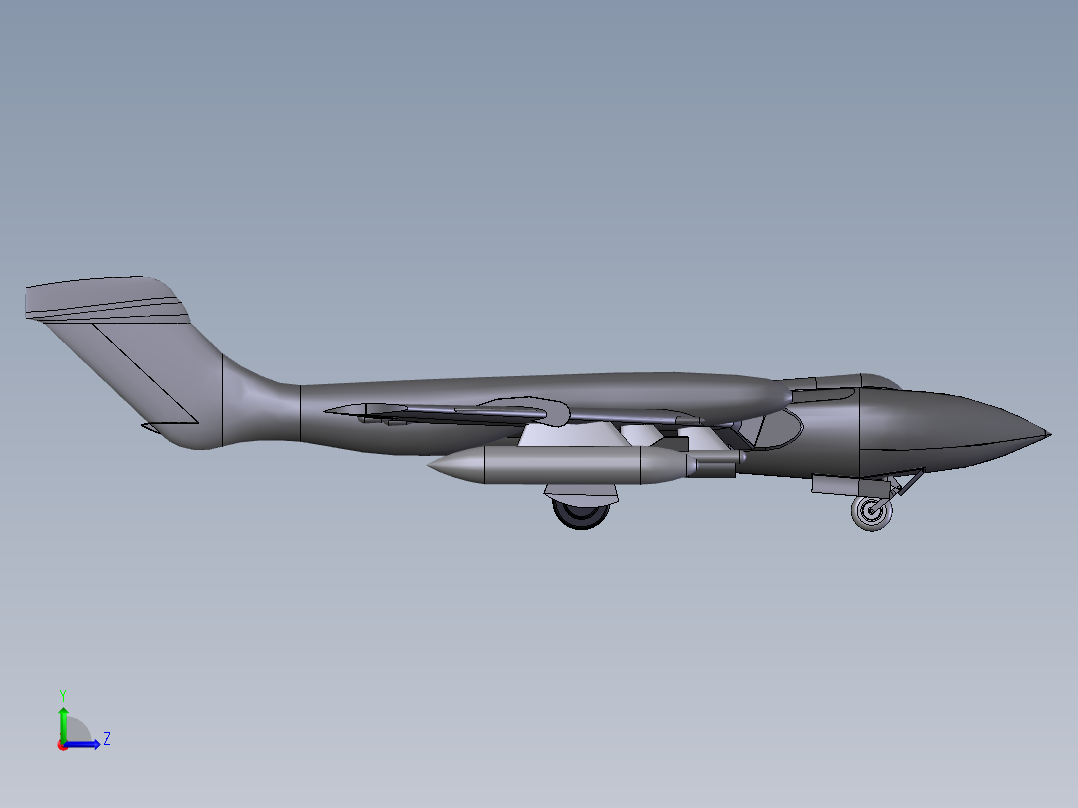 飞机1 (8)左视图