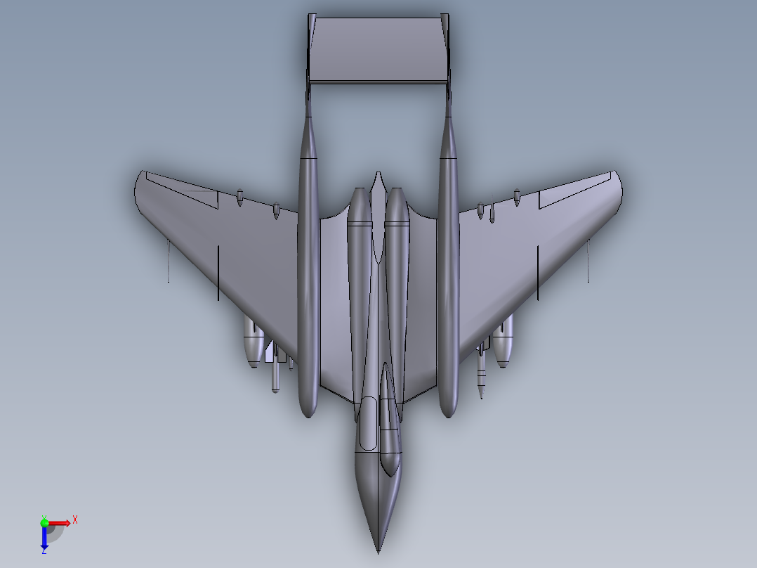 飞机1 (8)俯视图