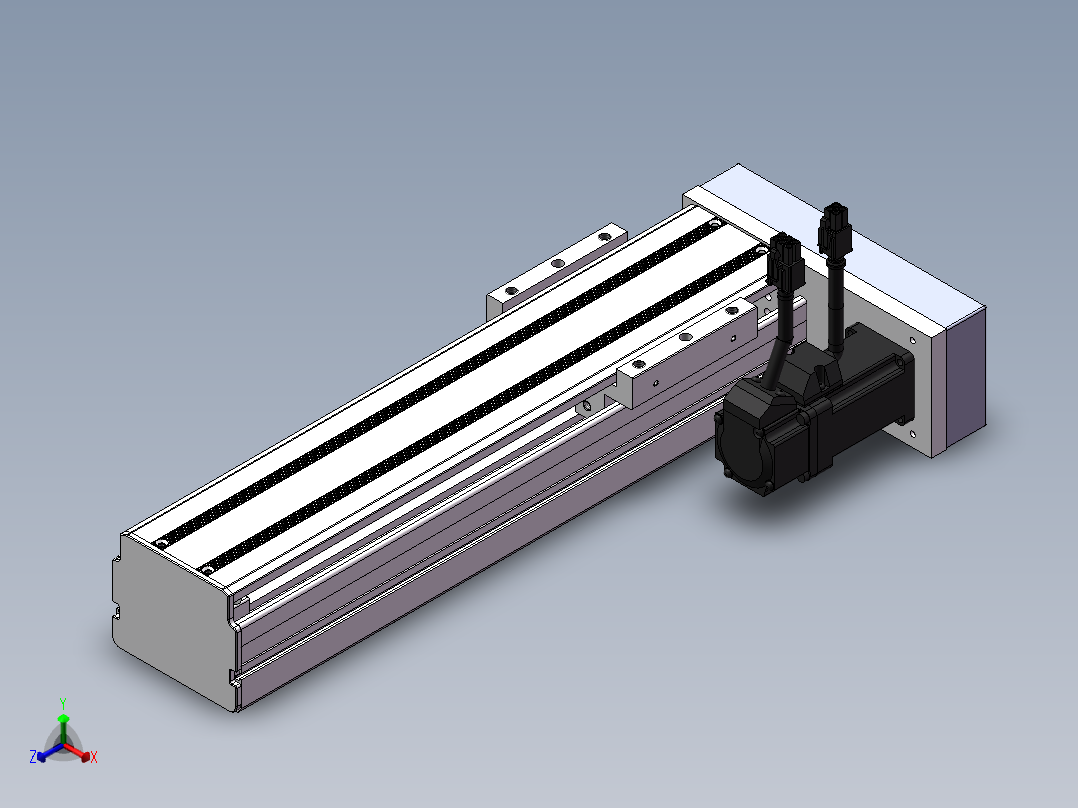 精密模组MY80S-T10-200L-P10B-BR-C4正等轴测图