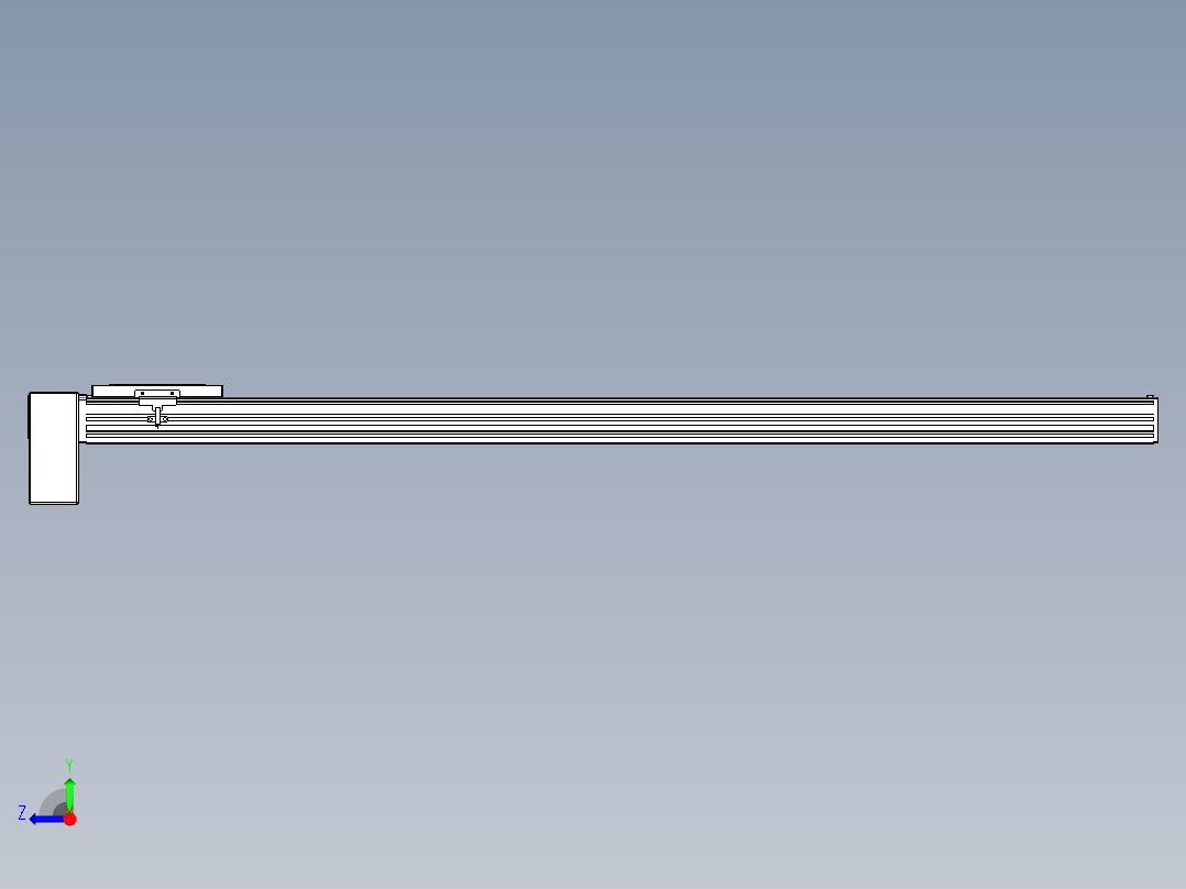 同步带全封闭直线模组TPA-HCB-120D-90-L1200-RP-C-P40-N3右视图