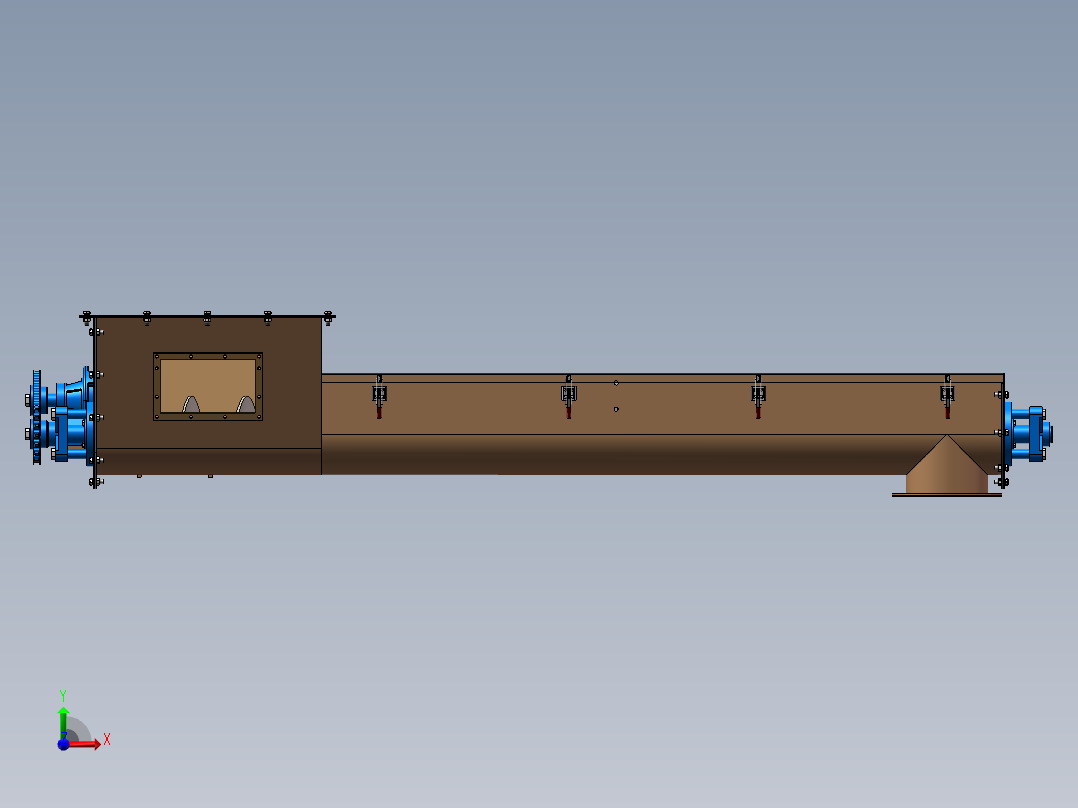 螺旋输送机SW模型==215232==20前视图