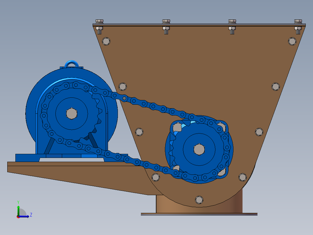 螺旋输送机SW模型==215232==20左视图
