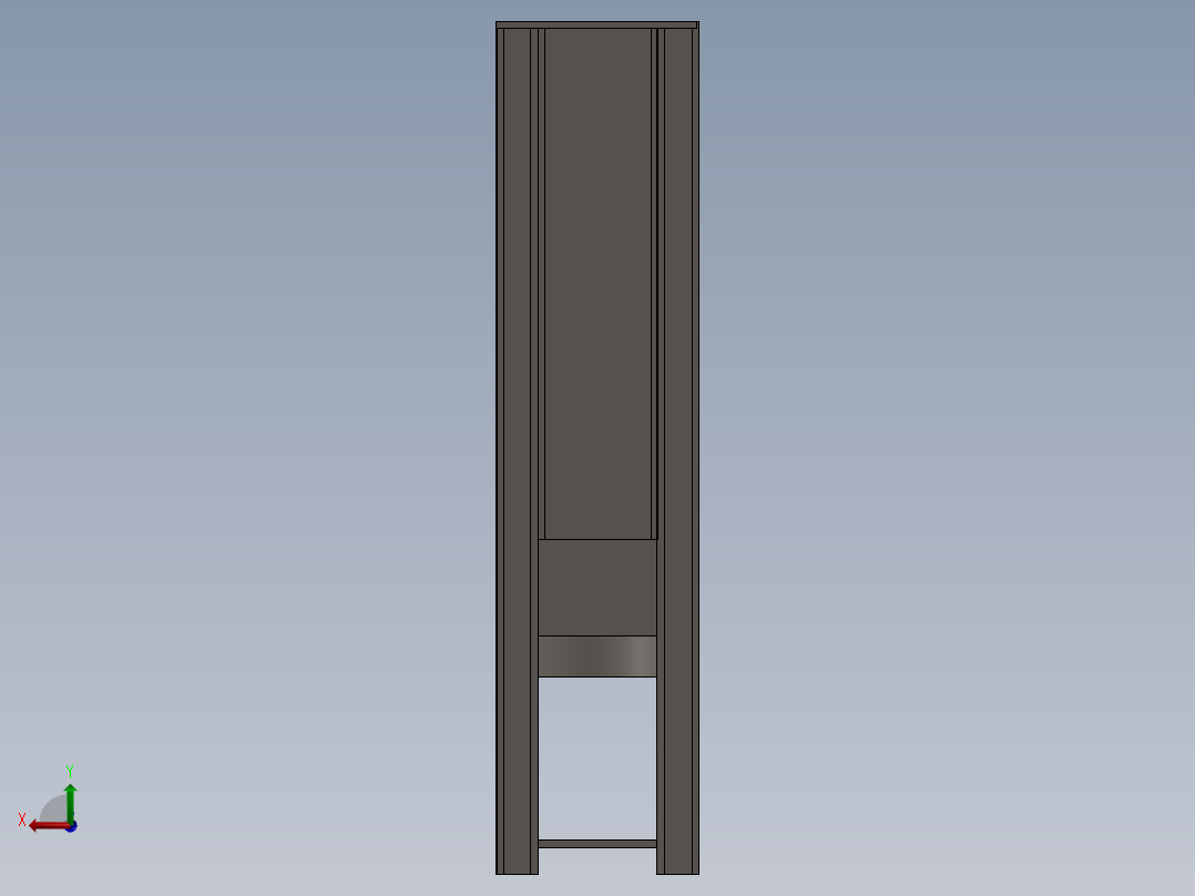 空气过滤器后视图