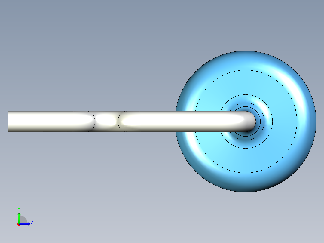 无源元件封装-RES-2W-HH-MF左视图