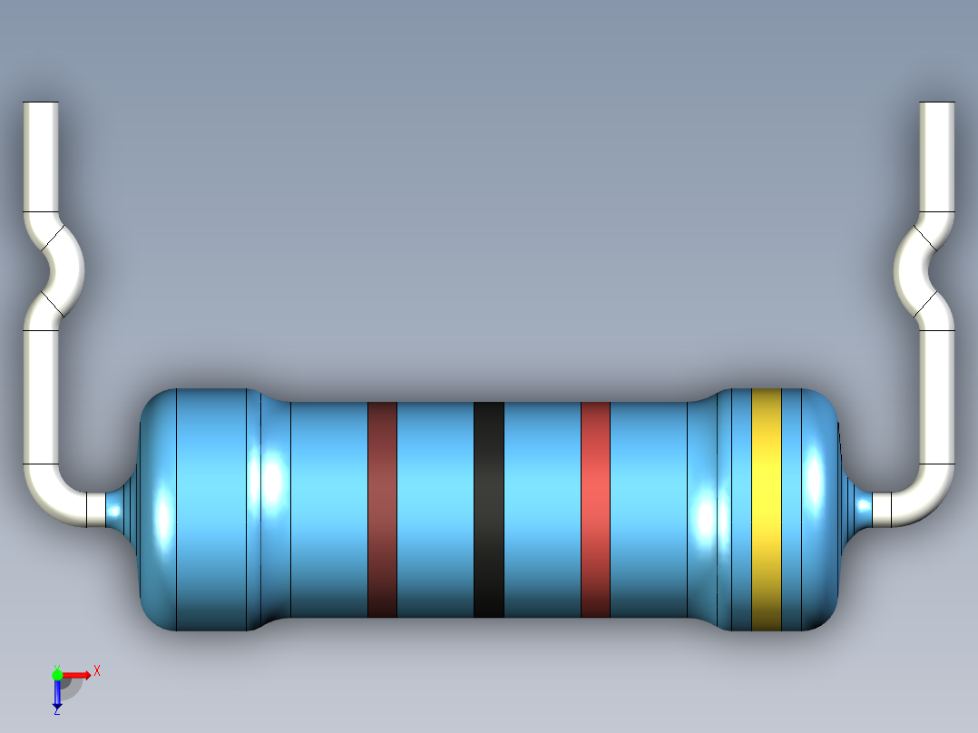 无源元件封装-RES-2W-HH-MF俯视图