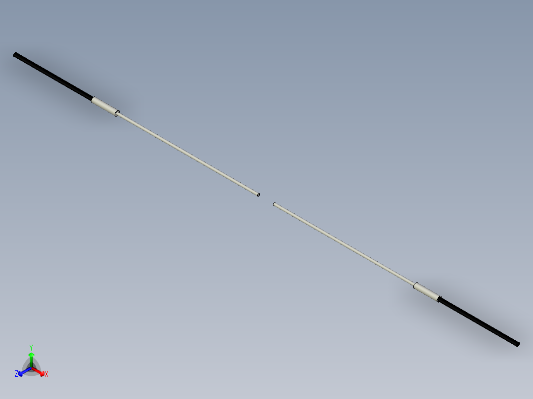 光纤元件对射型FT-D321Q-L正等轴测图