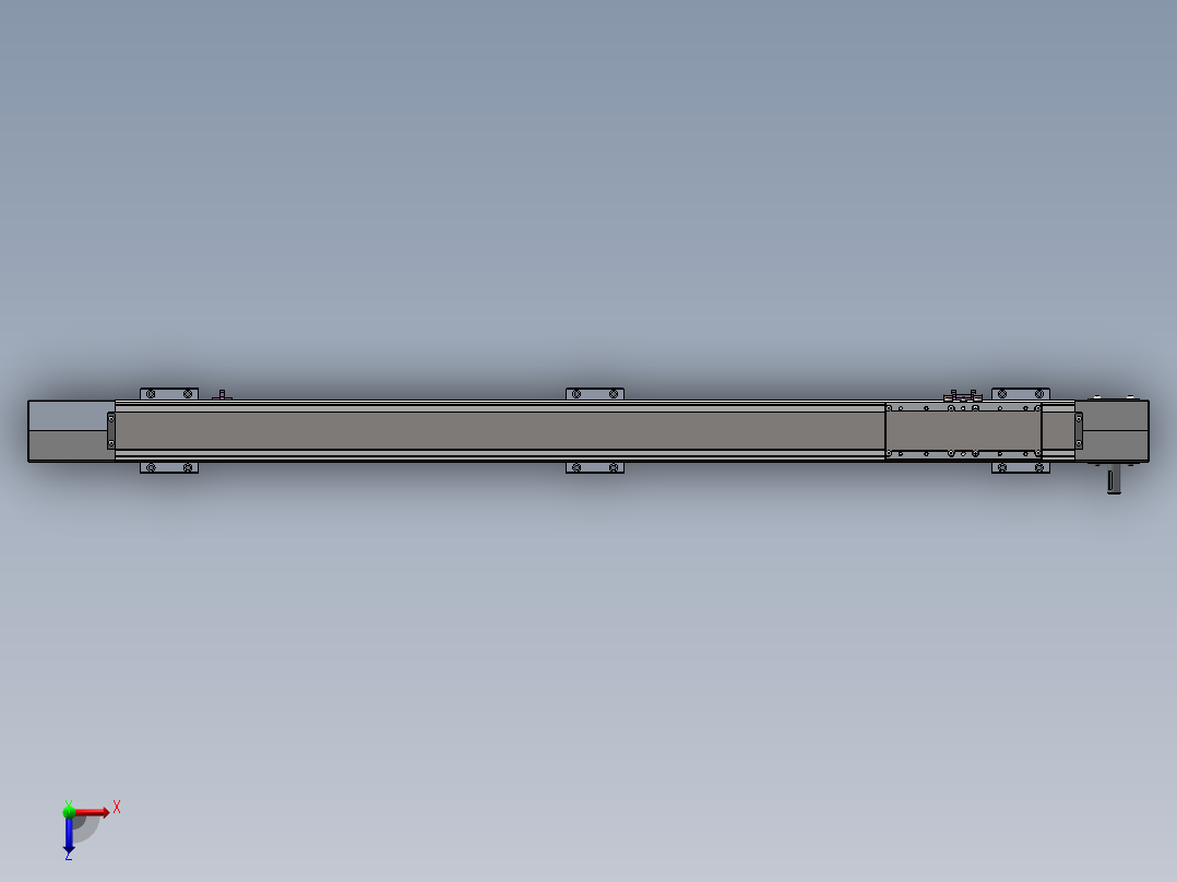 欧规同步带GTB85-RR-750W俯视图