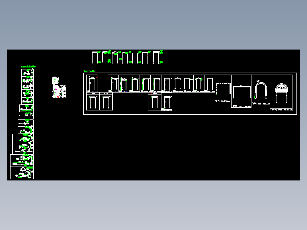 门套窗套垭口的设计方法和相关设计方案的图纸汇总