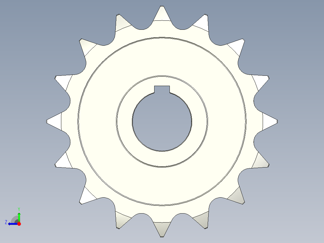 链轮-Sprocket_16-30-7-Y-Y__1.5_.stp右视图