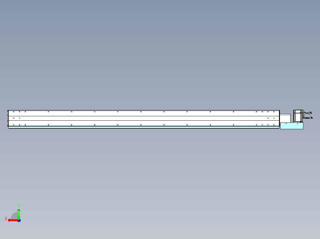 威洛博VBF同步带传动一般环境VBF14-L45-S2050-BL-ZP75-C3后视图