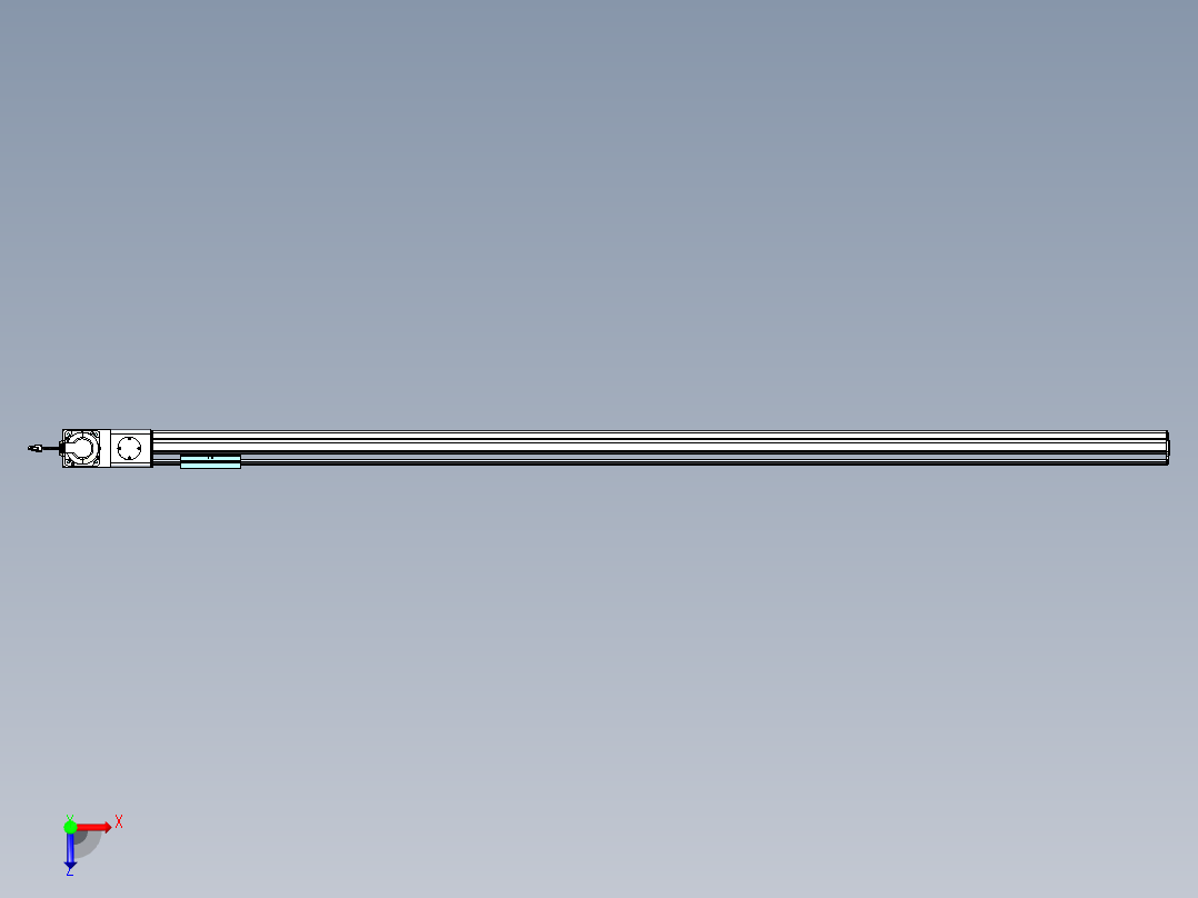 威洛博VBF同步带传动一般环境VBF14-L45-S2050-BL-ZP75-C3俯视图