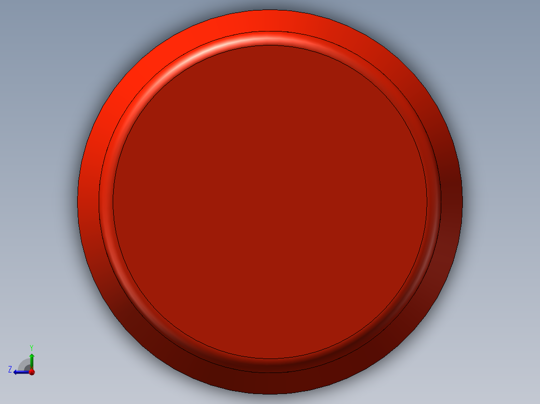 急停开关按键右视图