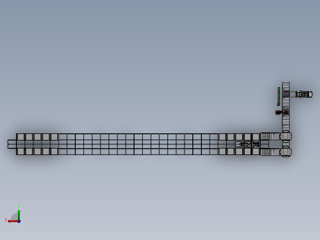 安川MH110机器人自动化码垛智能立体仓库sw16后视图