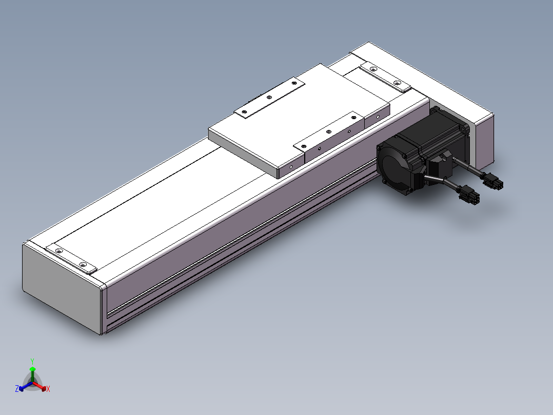 精密模组MC140-L05-250-BR-M200-C4正等轴测图