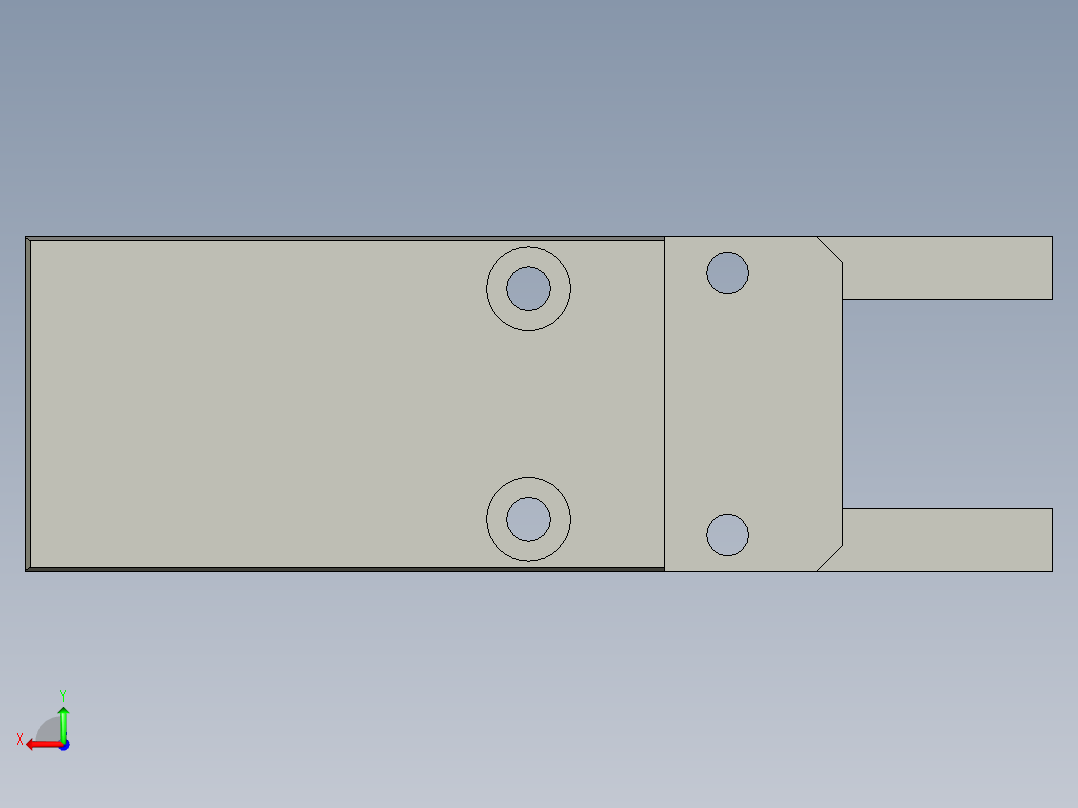 普通气爪PH05-16后视图