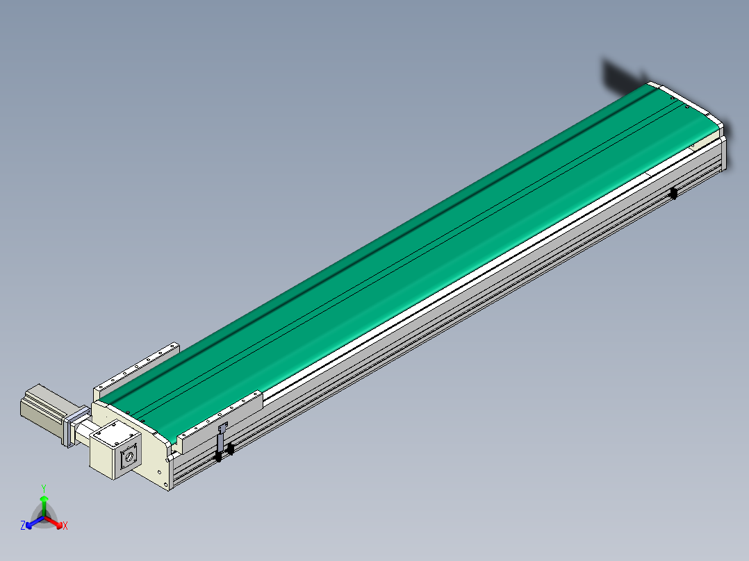 东锦同步带传动-直线滑台模组DH270B-C-L150-S1450-BL-P750W-C3