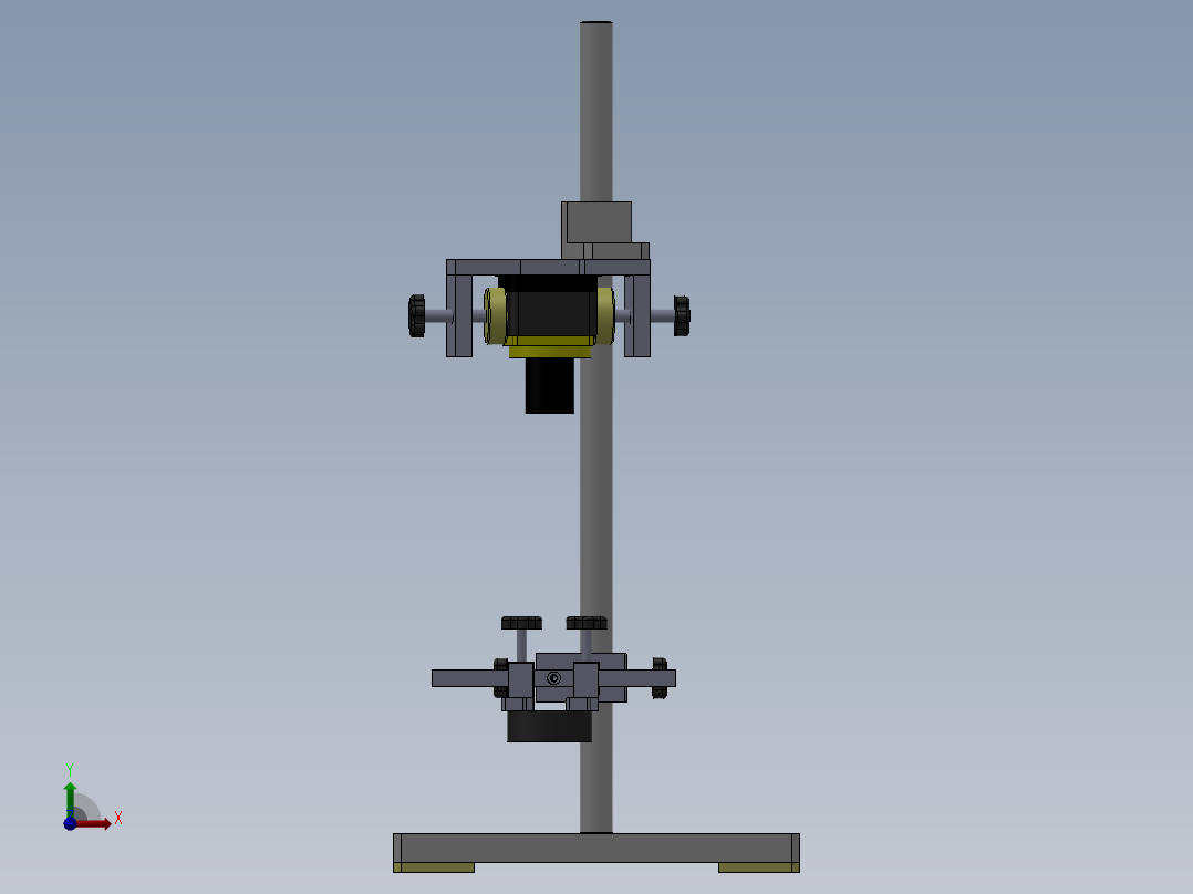 机器视觉实验支架16前视图
