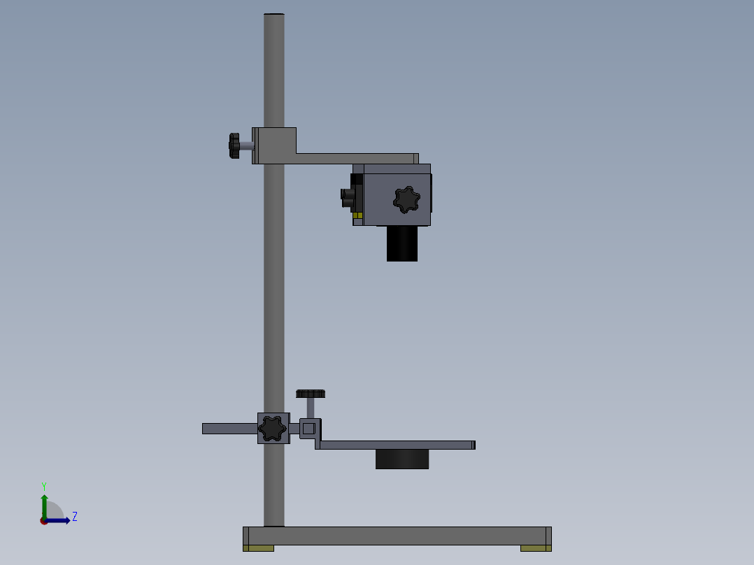 机器视觉实验支架16左视图