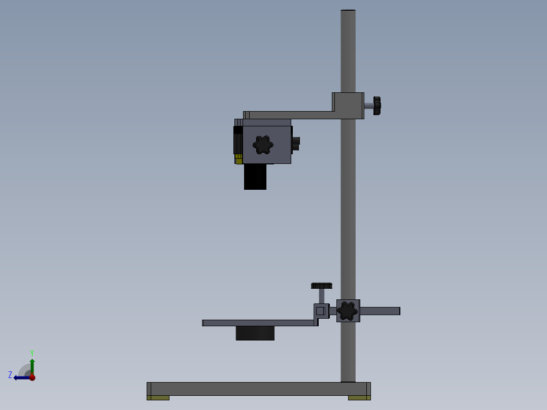 机器视觉实验支架16右视图