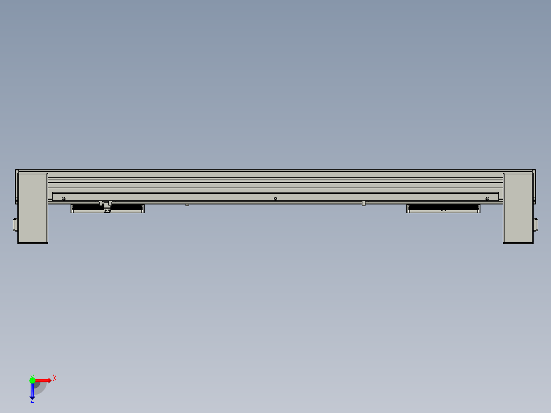 威洛博双电机滑台-VBC14S2-L50-S550-BU-P40-C6俯视图