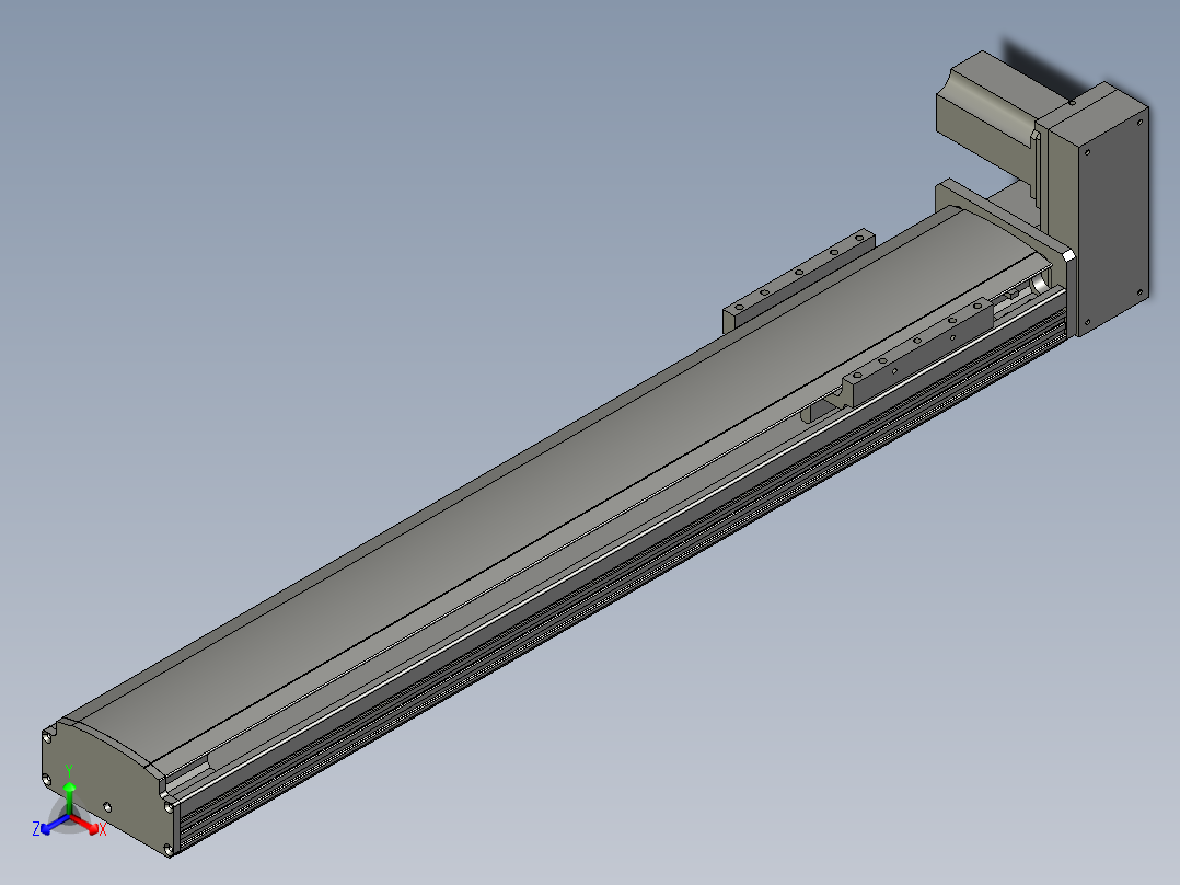 CCTL模组同步带-TL135B-LU-600正等轴测图