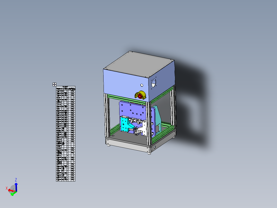自动折弯压合机（sw16可编辑+工程图+bom）