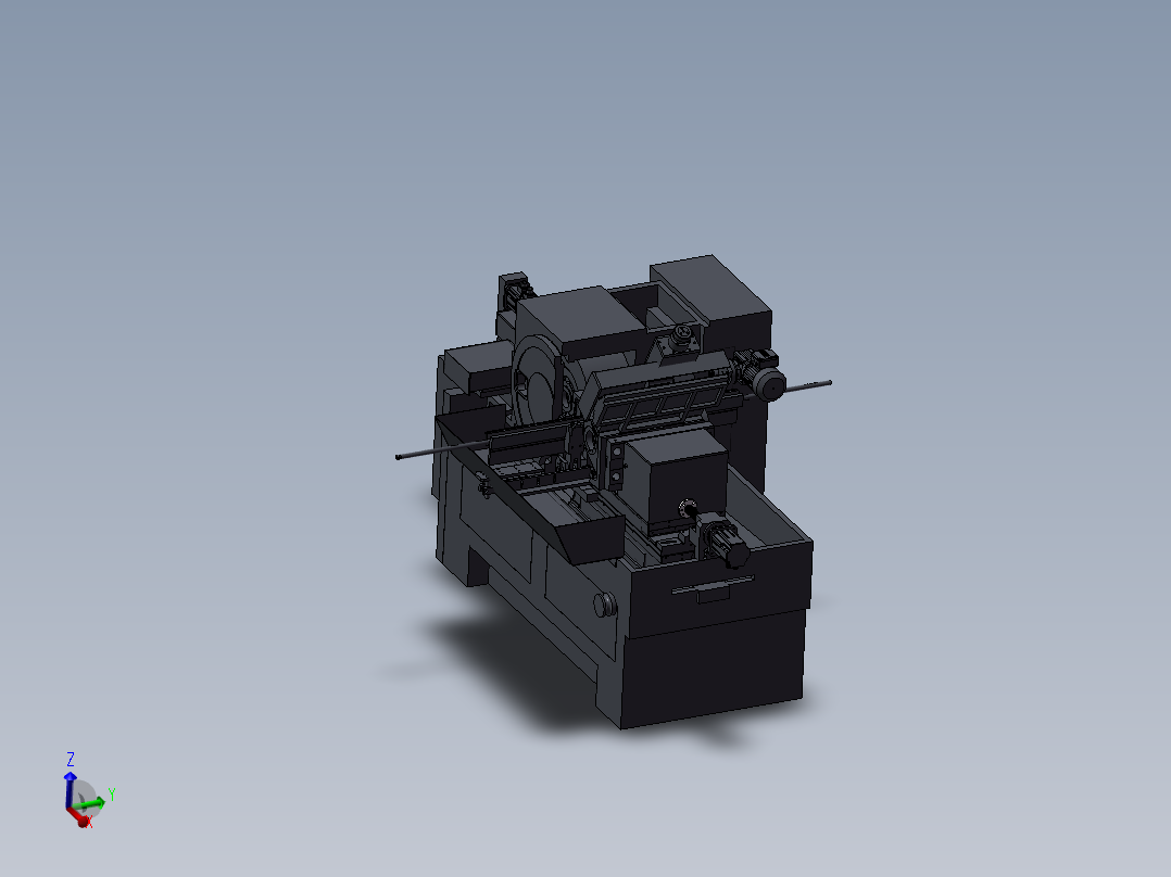 较直研磨机3D图纸 <span style='color: red'>无心</span><span style='color: red'>磨床</span>3d<span style='color: red'>设计</span>图纸