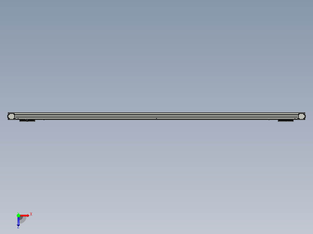 威洛博双电机滑台-VBC14S2-L100-S2500-BLR-P40-C6俯视图