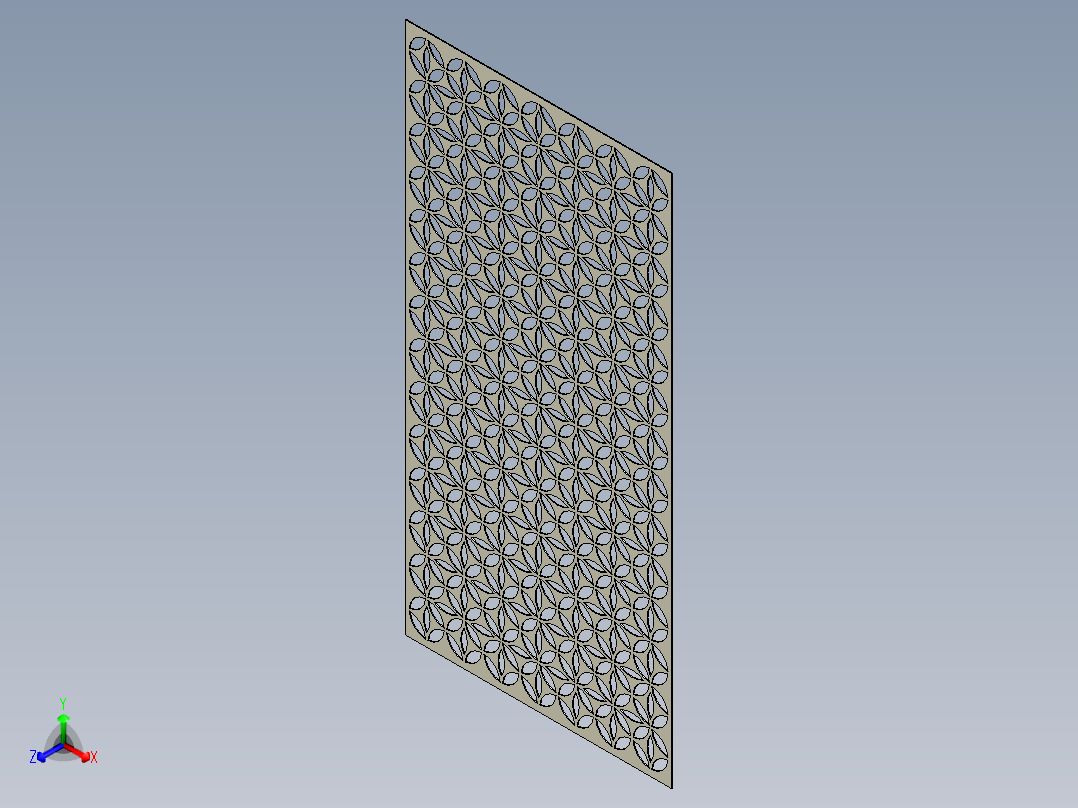激光切割面板14正等轴测图