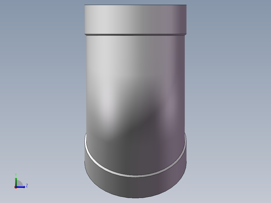 弯头-45°等径 DN10左视图