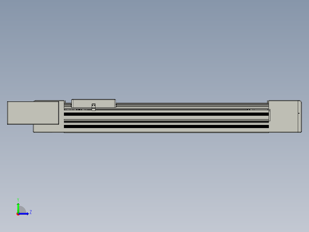 威洛博直线电机模组EB10-L224-S600-BL-ZP75-MS3-5K左视图