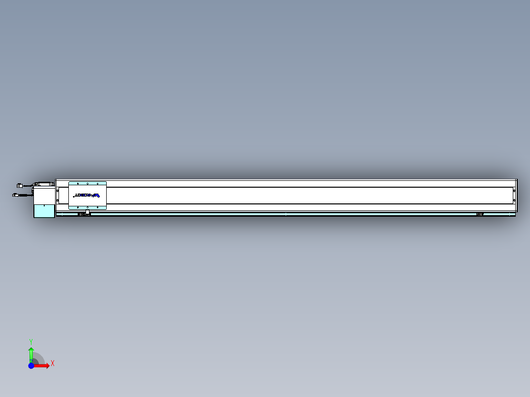 威洛博VBC同步带传动一无尘环境VBC14-L45-S1650-BLD-ZP75-C3前视图