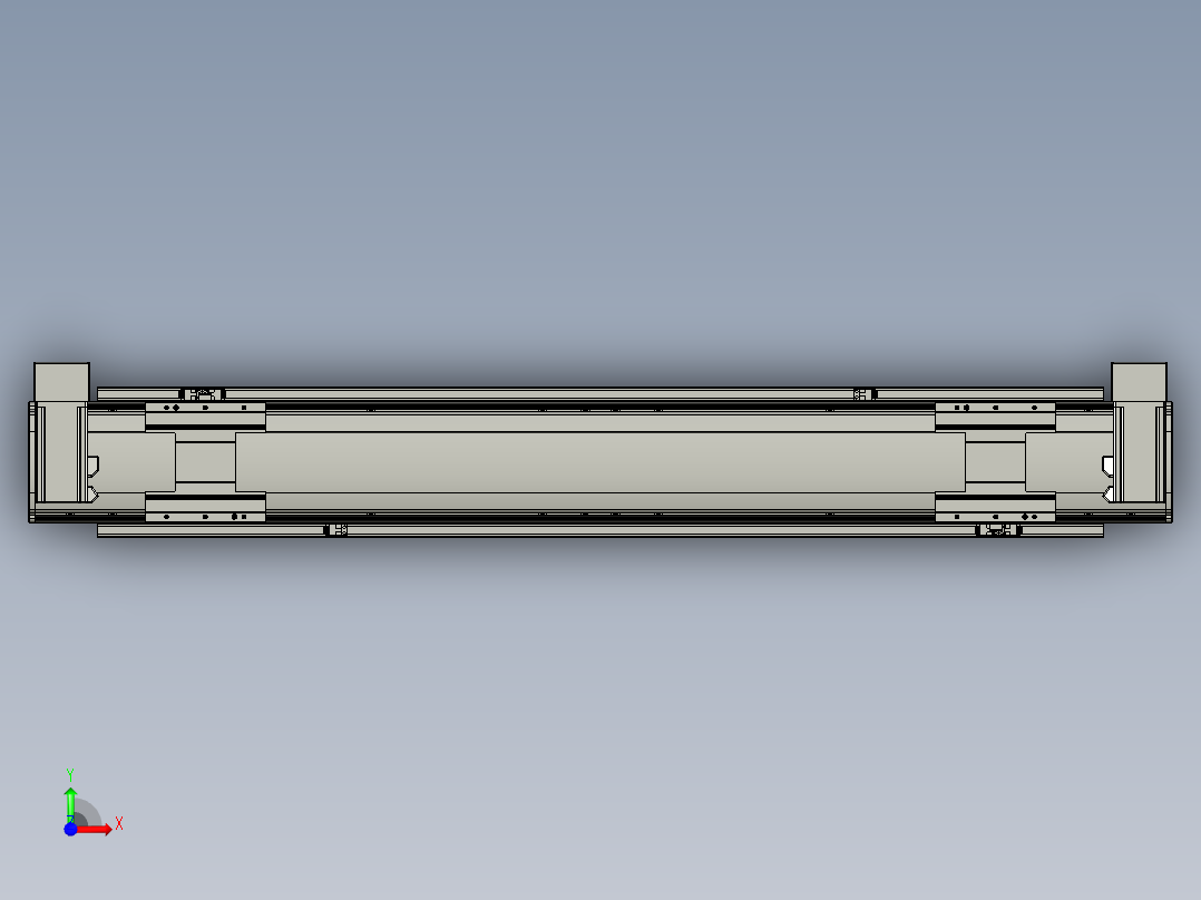 威洛博双电机滑台-VBF14S2-L50-S750-BU-P40-C6前视图