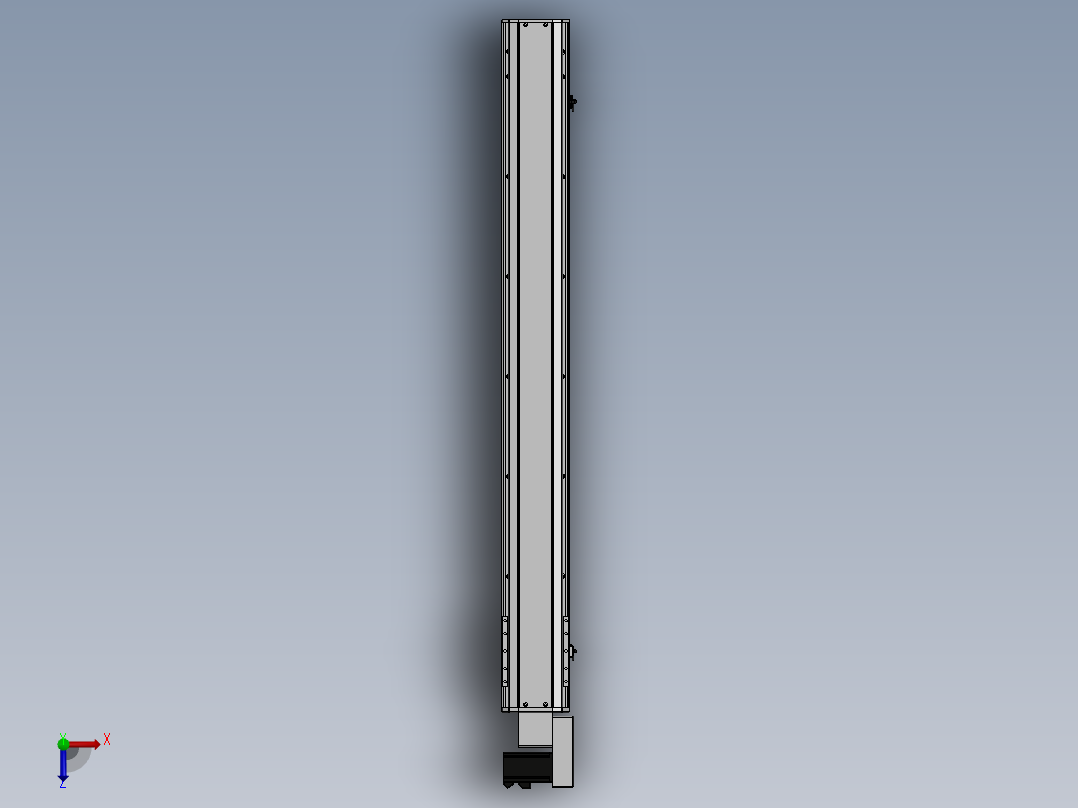 精密模组MT140-L110-1100-R-M40-C4俯视图