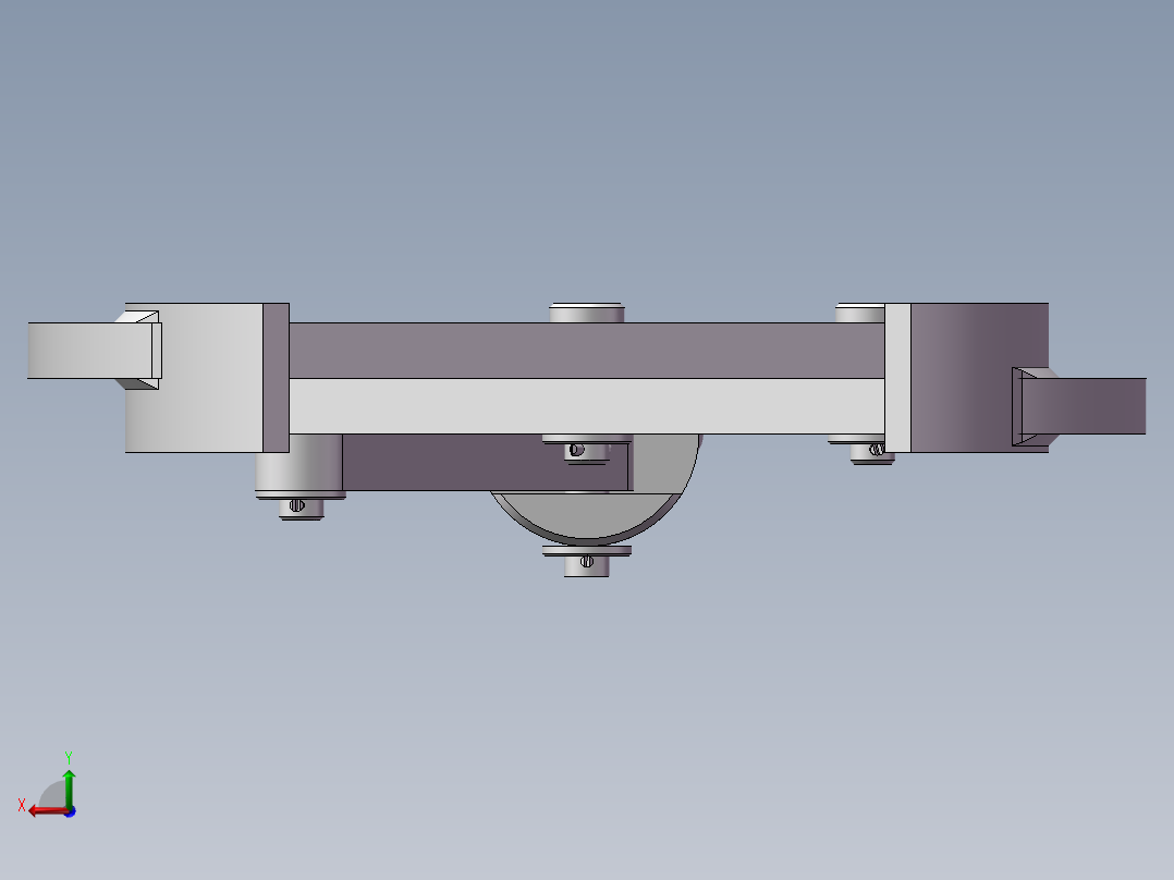 盘式制动器吊具装配后视图