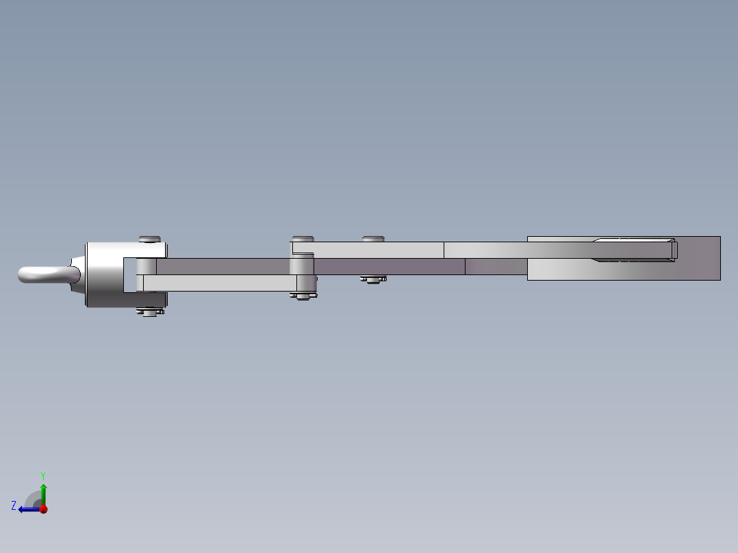 盘式制动器吊具装配右视图