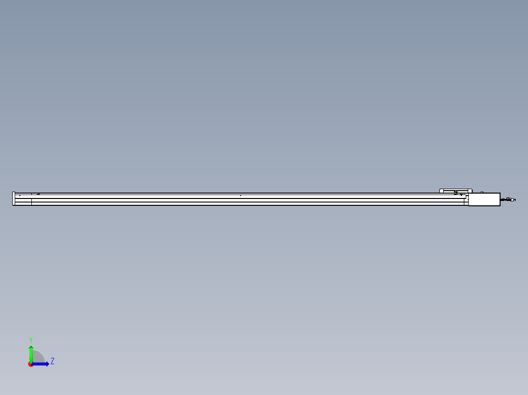 威洛博LB.GB同步带传动--欧规系列LB6A-L65-S2100-BR左视图