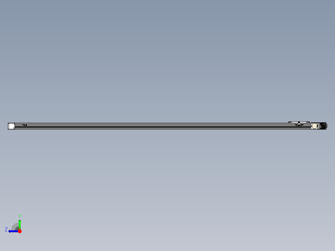 同步带滑台-欧规BC6H-L60-S2700-L-ZP40-D3右视图