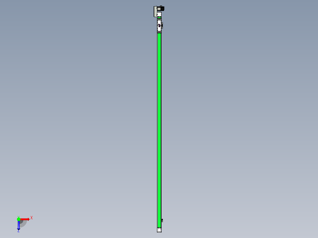 同步带滑台-欧规BC6H-L60-S2700-L-ZP40-D3俯视图