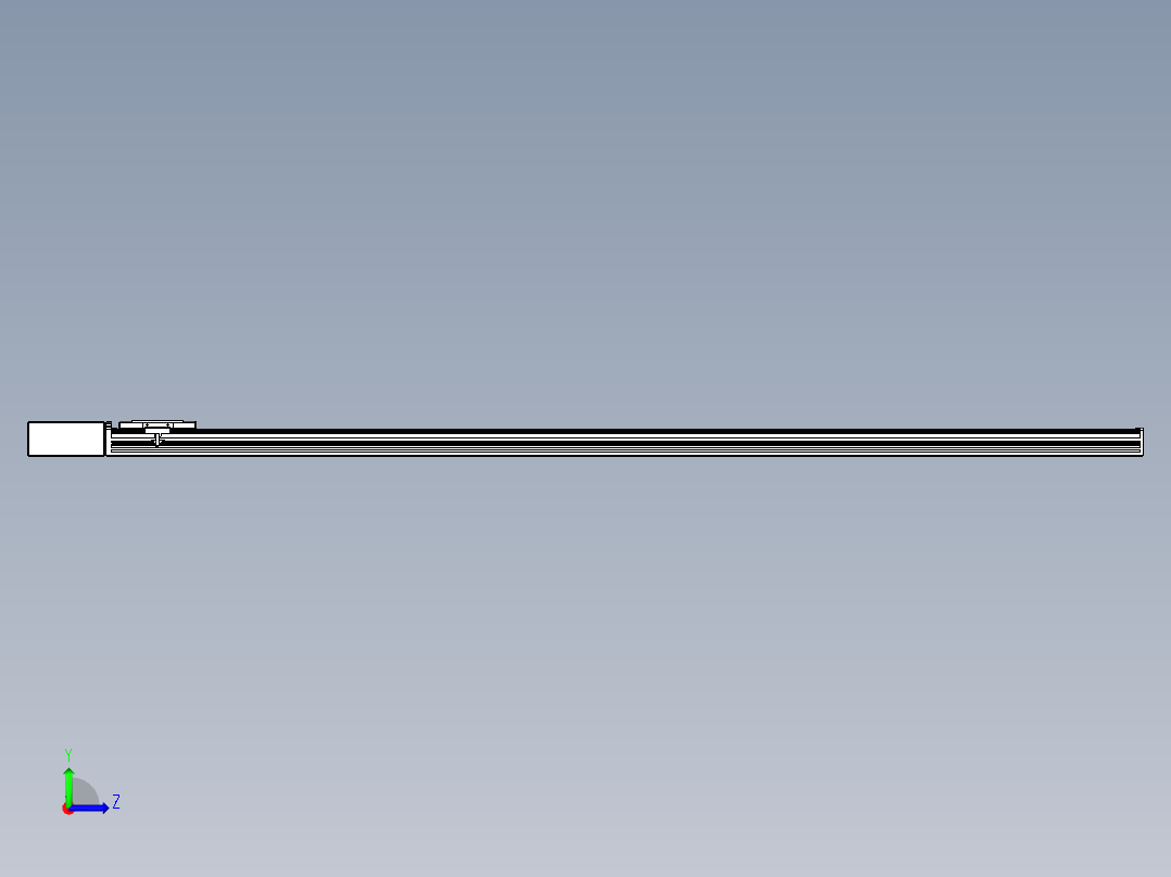 同步带全封闭直线模组TPA-HCB-110D-90-L1800-MR-C-P40-N3左视图