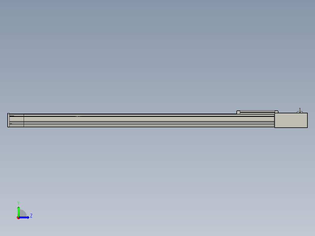 欧规系列-LB8-L75-S1300-BR-ZP75-C3左视图