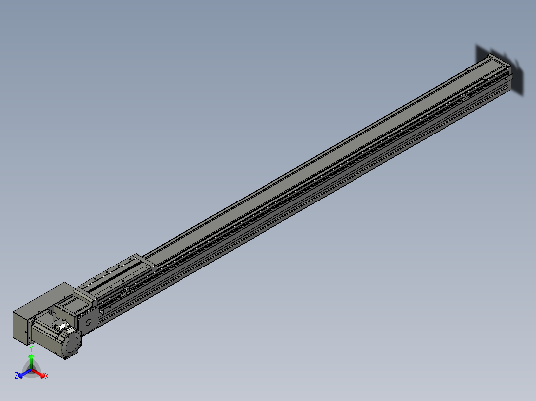 欧规系列-LB8-L75-S1300-BR-ZP75-C3正等轴测图