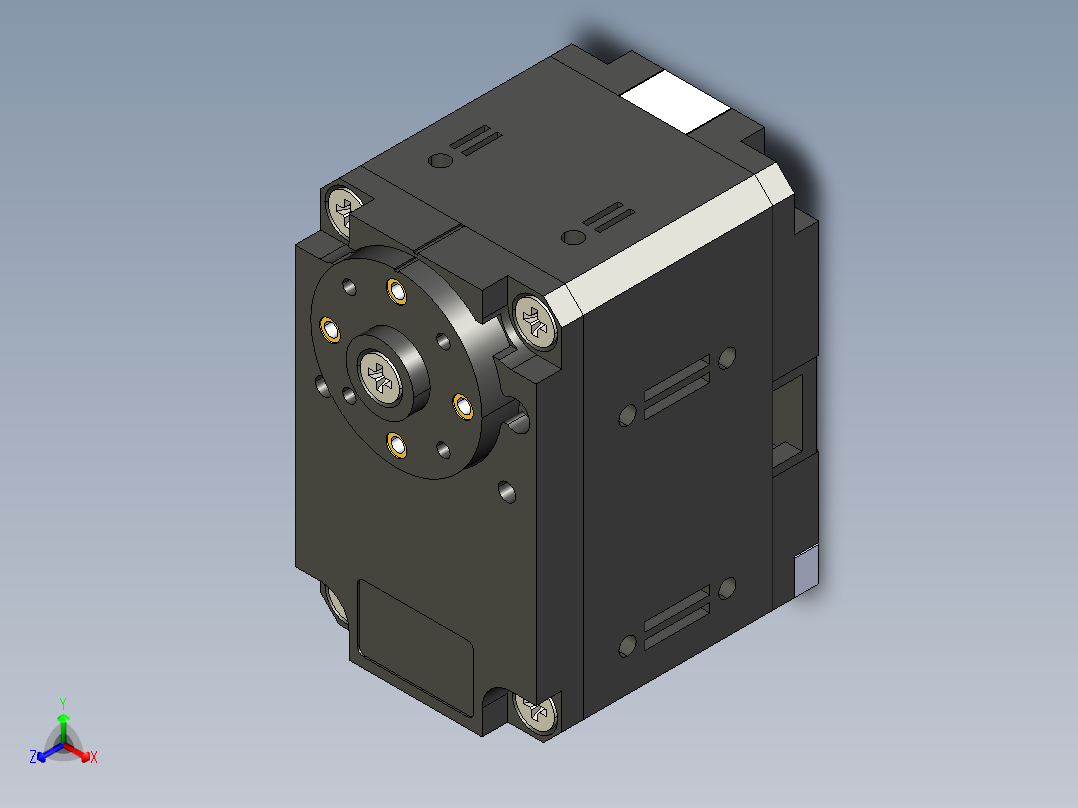 dynamix El XL 430系列W250-T型数字伺服系统正等轴测图