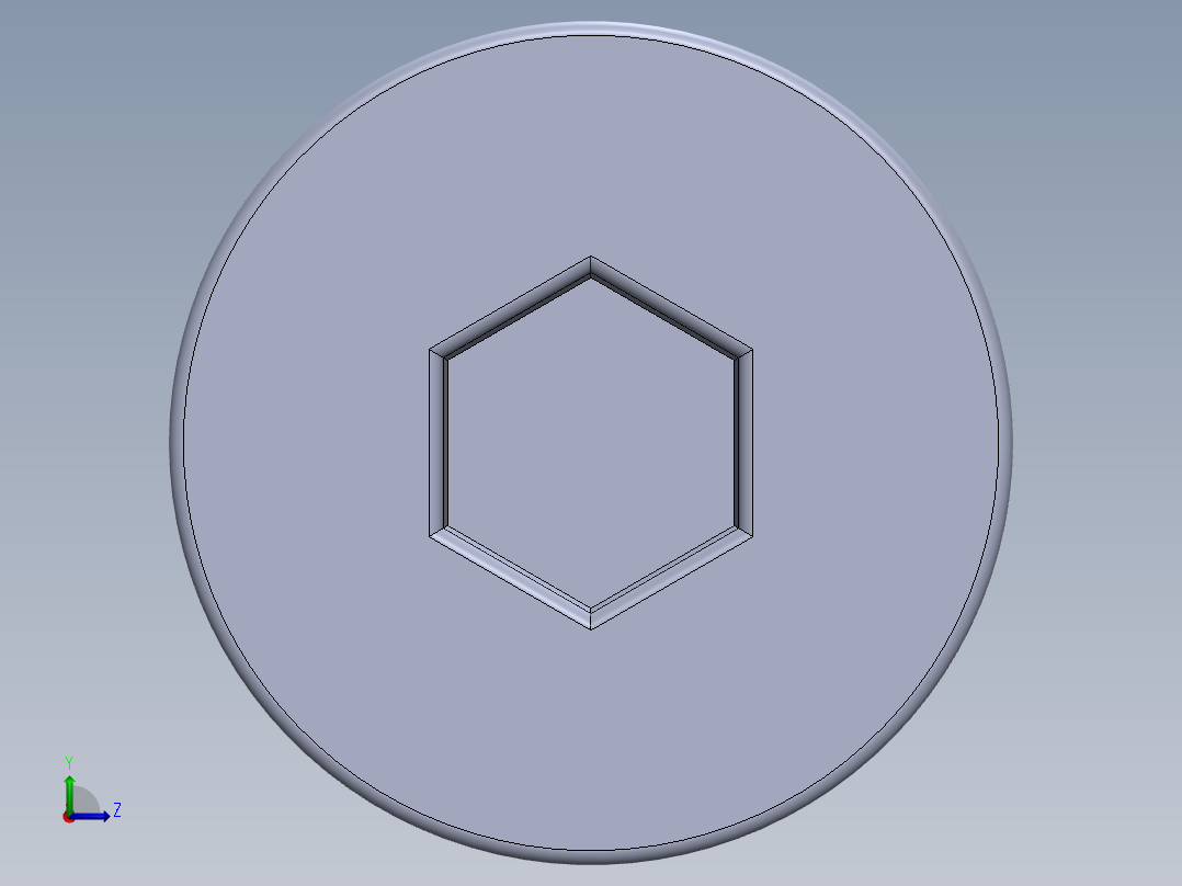 制沉头螺钉-M3_Countersunk_Screw_5.SLDPRT左视图