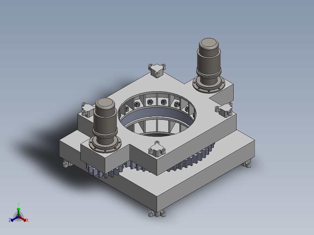 塔机回转机构SW三维图==1559142==100正等轴测图