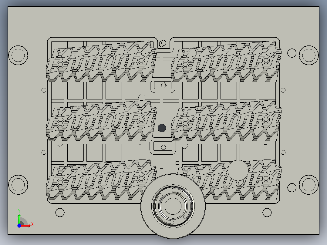 大把手-真空吸盘夹具前视图